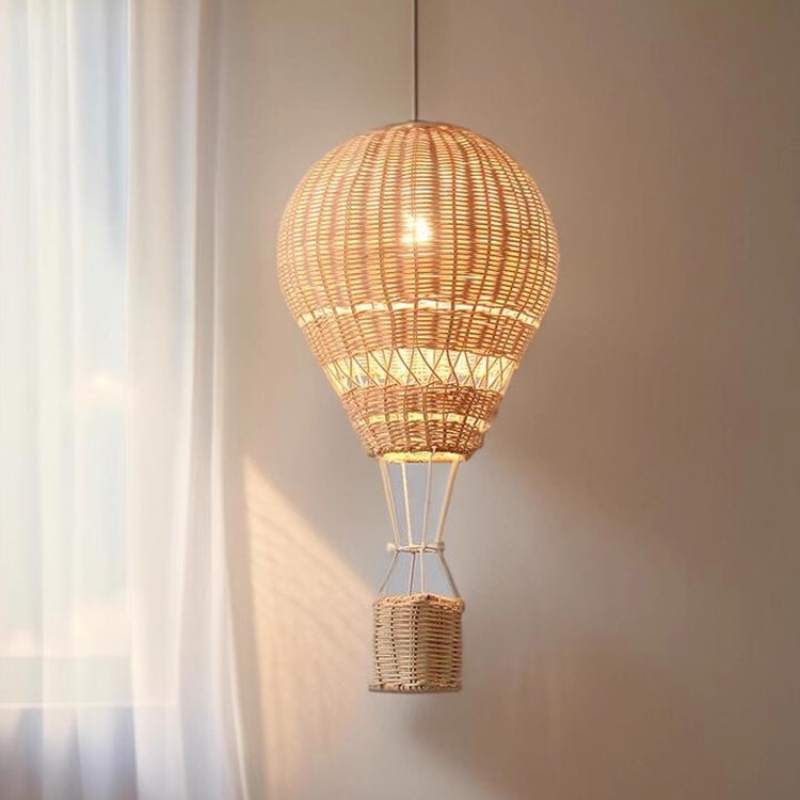 Baby Nursery Chandelier - Hot Air บอลลูนโคมไฟระย้า LED เด็กโคมไฟ Handmade