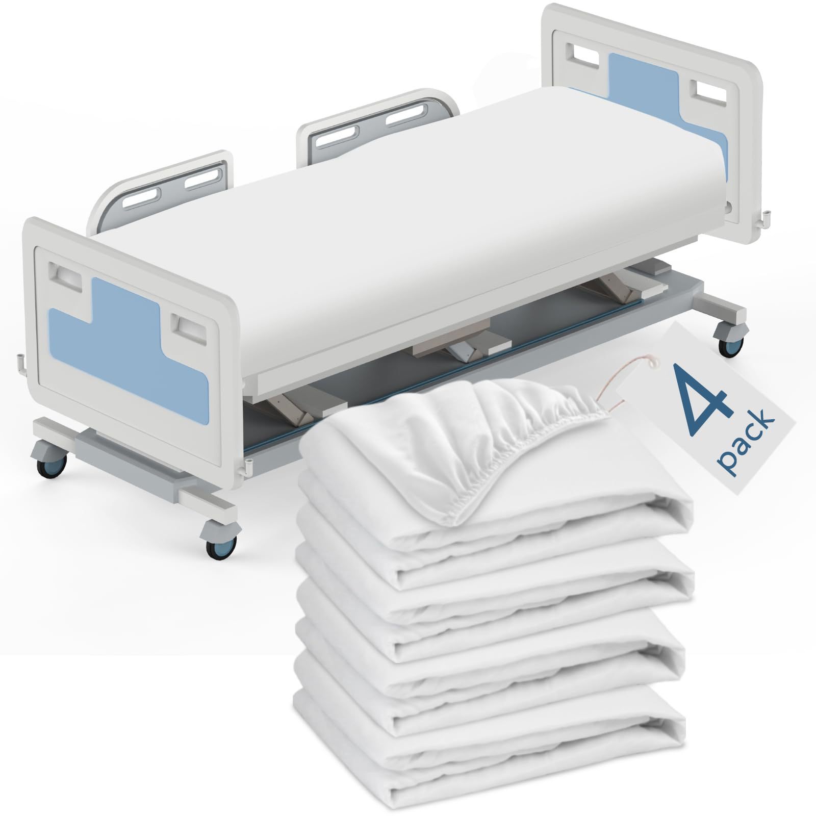 Baby Mattress Waterproof - ผ้าคลุมที่นอนกันน้ำสำหรับเด็ก, ผ้าคลุมที่นอนเปลเด็ก, ผ้าคลุมเสื่อสำหรับดูแลทารก, ผ้าปูที่นอนมาตรฐานแบบนุ่มสำหรับเตียงโรงพยาบาล