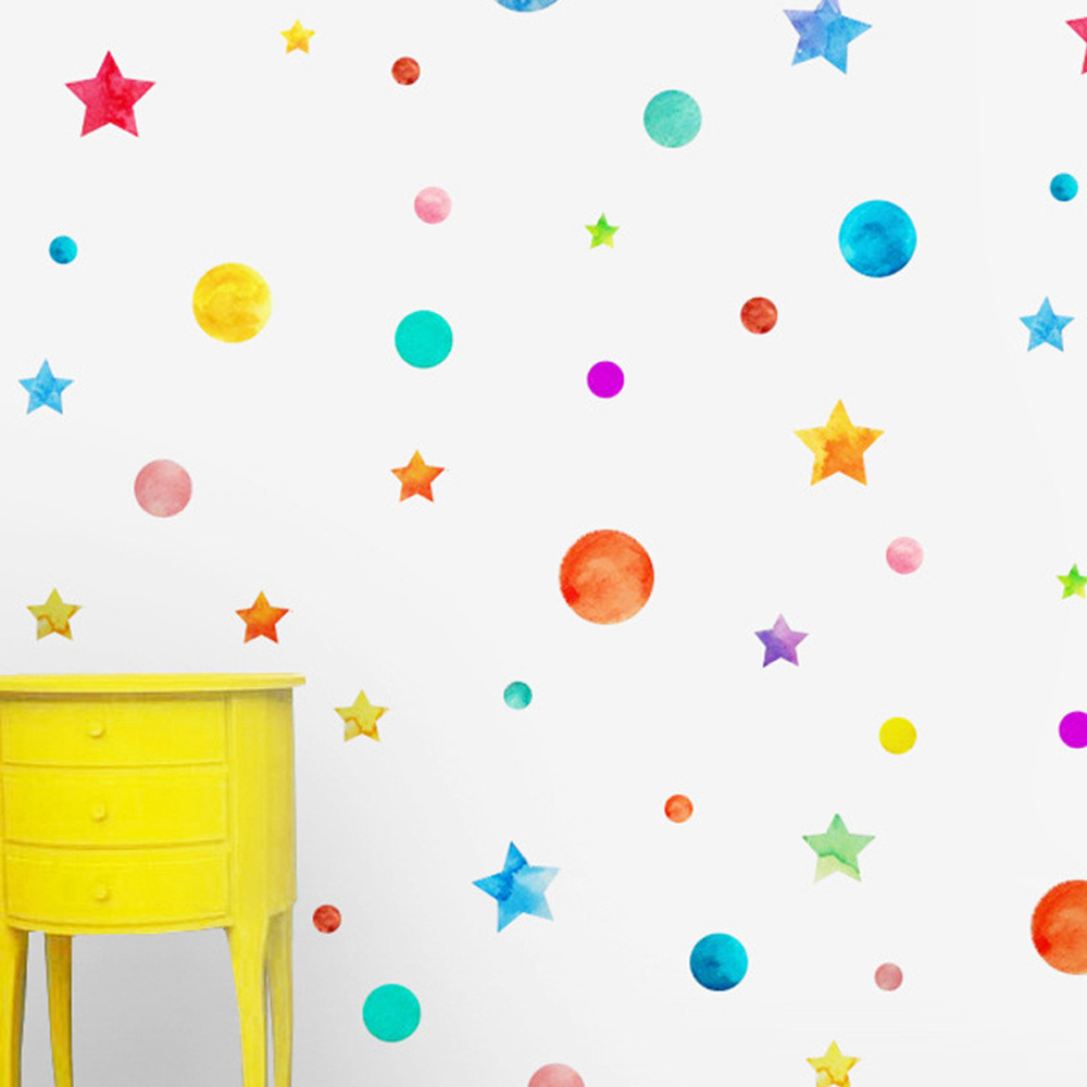 Baby Nursery Needs - เด็กห้องนอนสติกเกอร์ติดผนังดาวสำหรับเด็กตกแต่งบ้านห้องสติ๊กเกอร์ติดผนังสำหรับเด็ก Art เด็กกำแพงสติกเกอร์วอลล์เปเปอร์