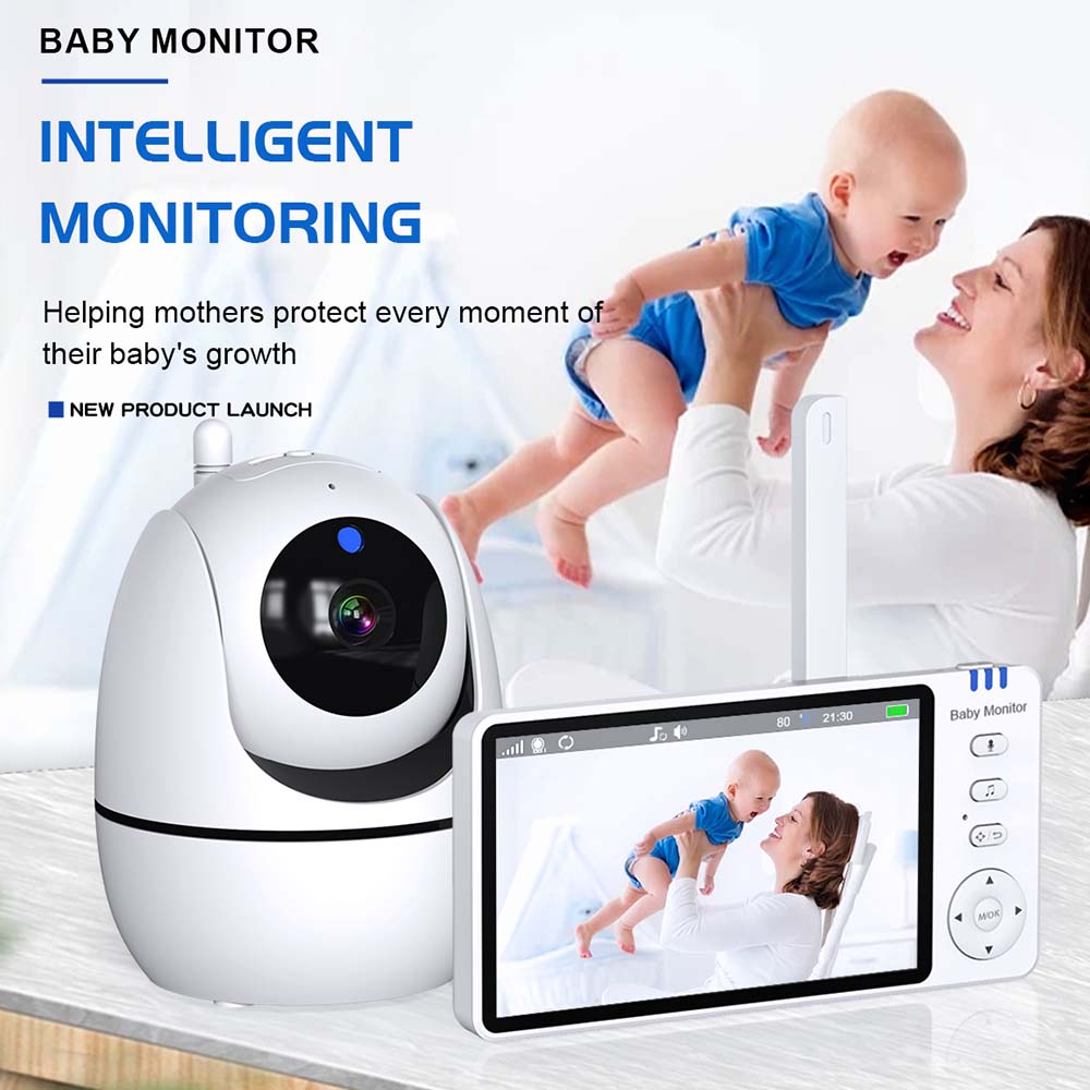 จอภาพวิดีโอสําหรับเด็กขนาด 5 น - Baby Nursery Camera บทวิจารณ์และราคา