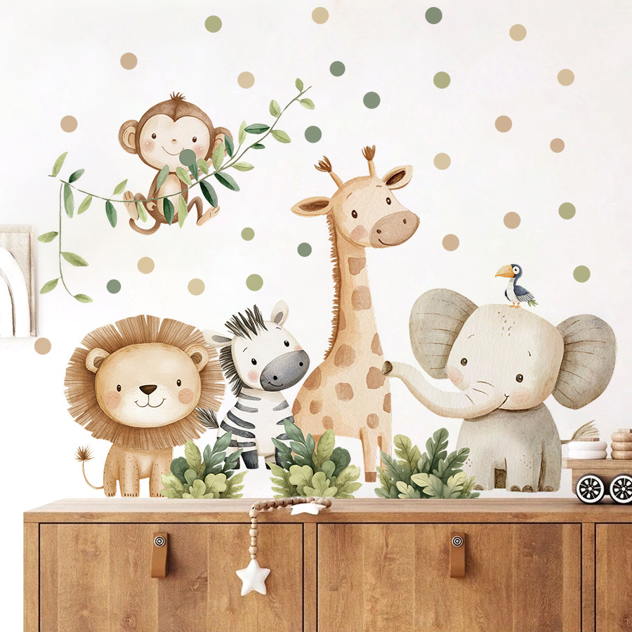 Boho สัตว์ป่าสติ๊กเกอร์ติดผนัง - Baby Nursery Needs บทวิจารณ์และราคา