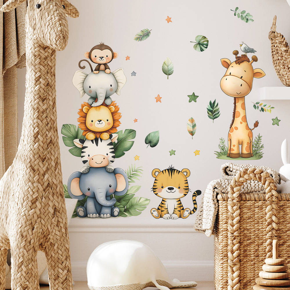 Boho สัตว์ป่าสติ๊กเกอร์ติดผนัง - Baby Nursery Needs บทวิจารณ์และราคา