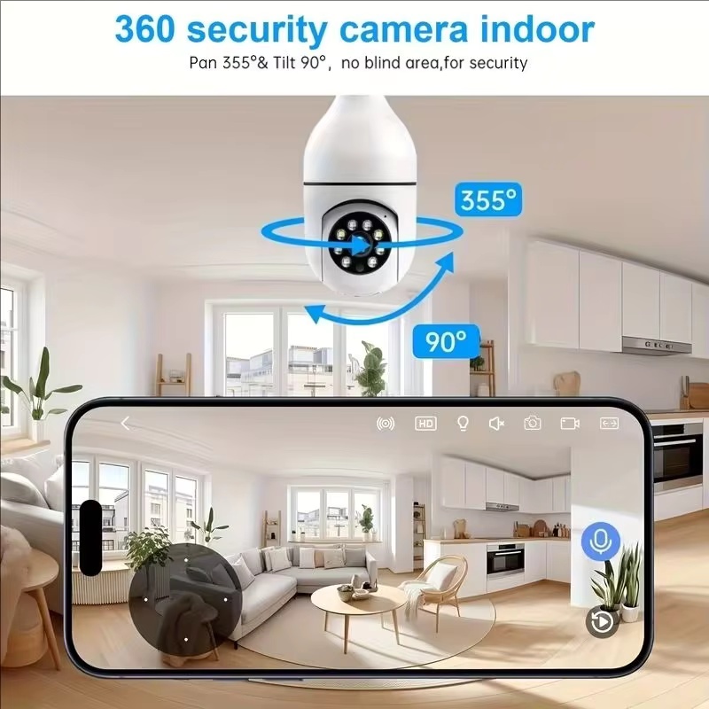 กล้องไอพี 4G WiFi E27 กล้องหลอ - Baby Nursery Camera บทวิจารณ์และราคา