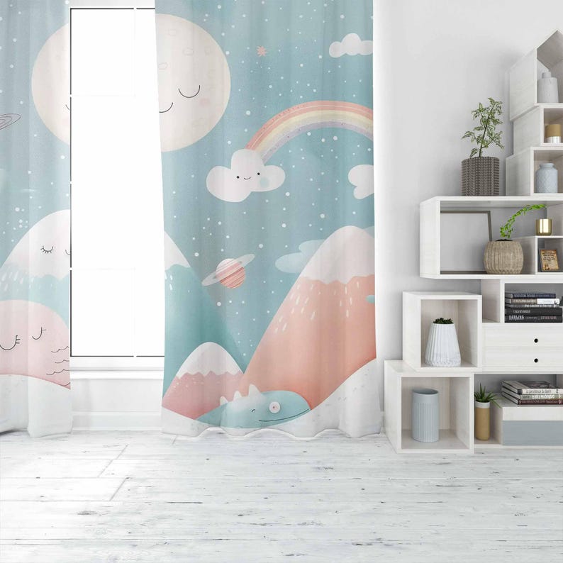 ม่านกันแสงสำหรับห้องเด็ก ลายภู - Baby Nursery Curtains บทวิจารณ์และราคา