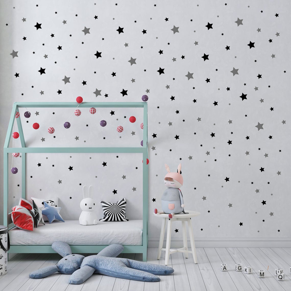 การ์ตูน 65 ชิ้น Star สติ๊กเกอร - Baby Nursery Needs บทวิจารณ์และราคา
