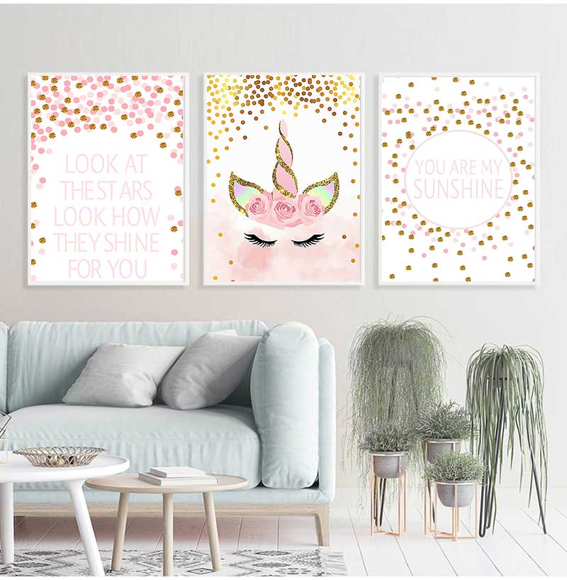 ภาพตกแต่งห้องนอนเด็กผู้หญิง ตก - Baby Nursery Quotes Wall Art บทวิจารณ์และราคา