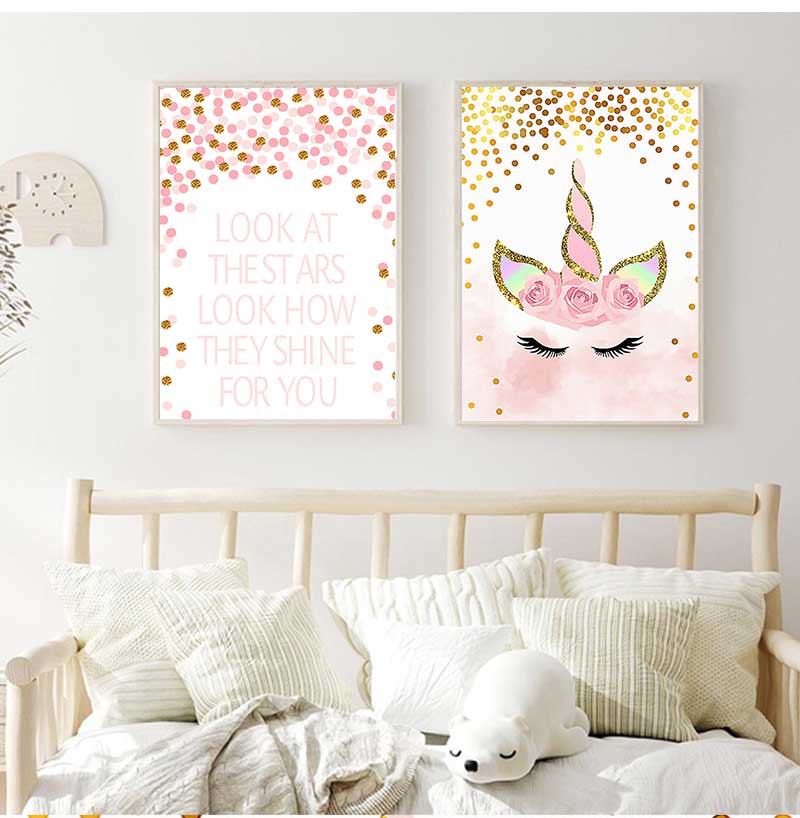 ภาพตกแต่งห้องนอนเด็กผู้หญิง ตก - Baby Nursery Quotes Wall Art บทวิจารณ์และราคา
