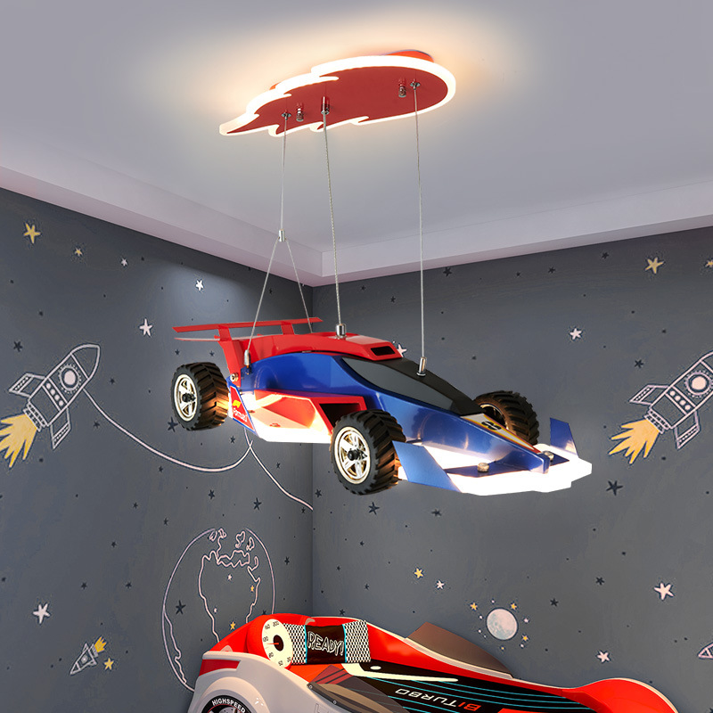 โคมไฟระย้ารูปรถแข่งสำหรับห้องเ - Baby Nursery Chandelier บทวิจารณ์และราคา