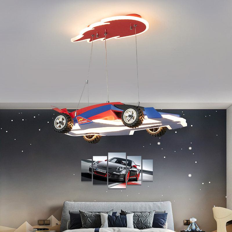โคมไฟระย้ารูปรถแข่งสำหรับห้องเ - Baby Nursery Chandelier บทวิจารณ์และราคา