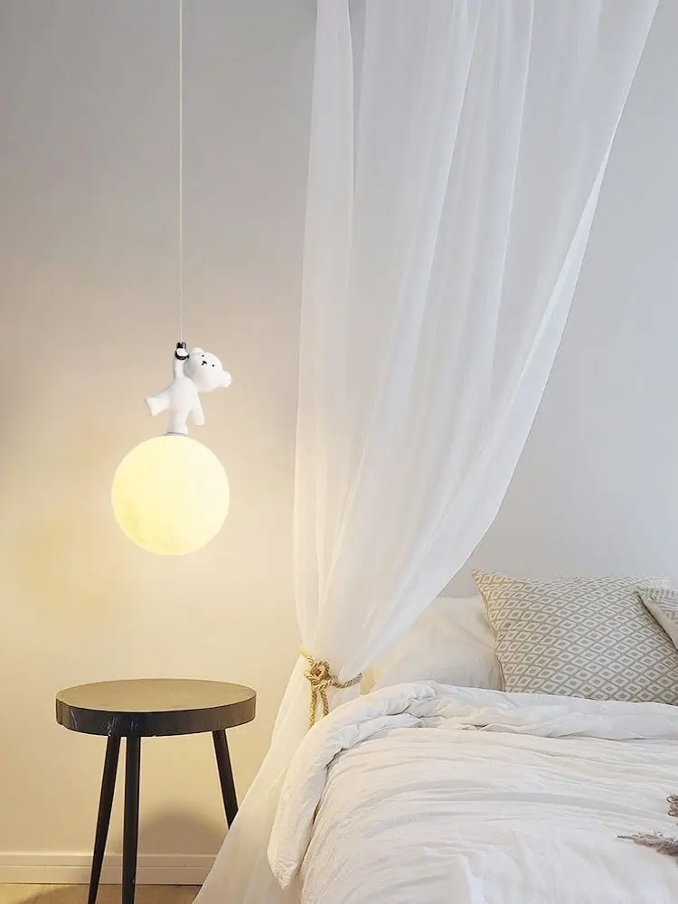 โคมไฟรูปหมีการ์ตูนสำหรับห้องเด - Baby Nursery Light Fixture บทวิจารณ์และราคา