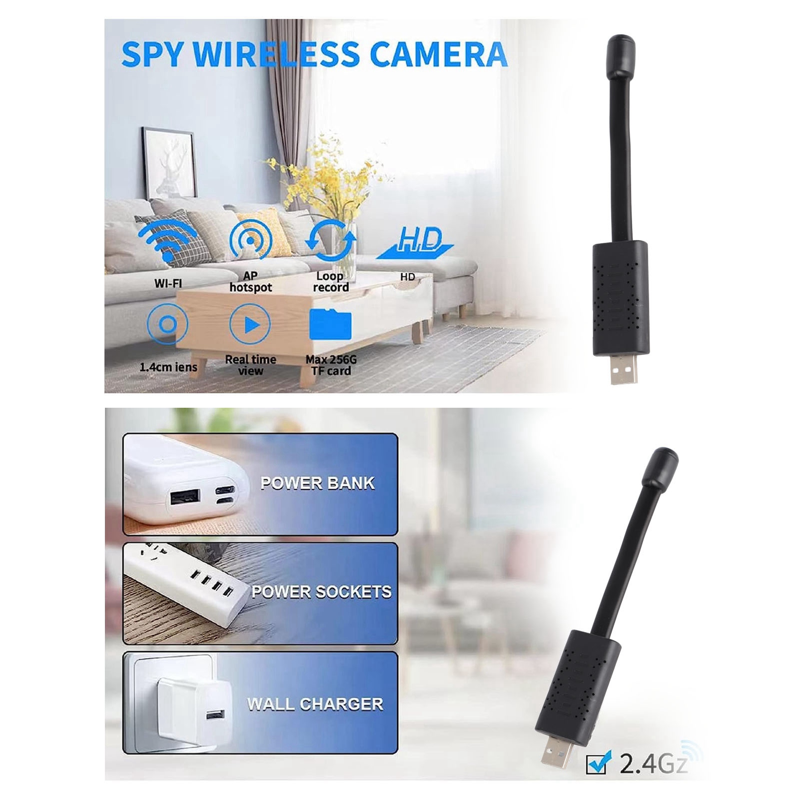 กล้องรักษาความปลอดภัย USB WiFi - Baby Nursery Camera บทวิจารณ์และราคา