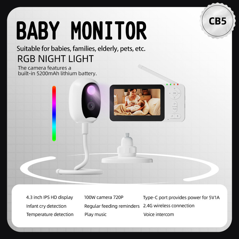 กล้องวงจรปิดสำหรับเด็กอัจฉริยะ - Baby Nursery Camera บทวิจารณ์และราคา