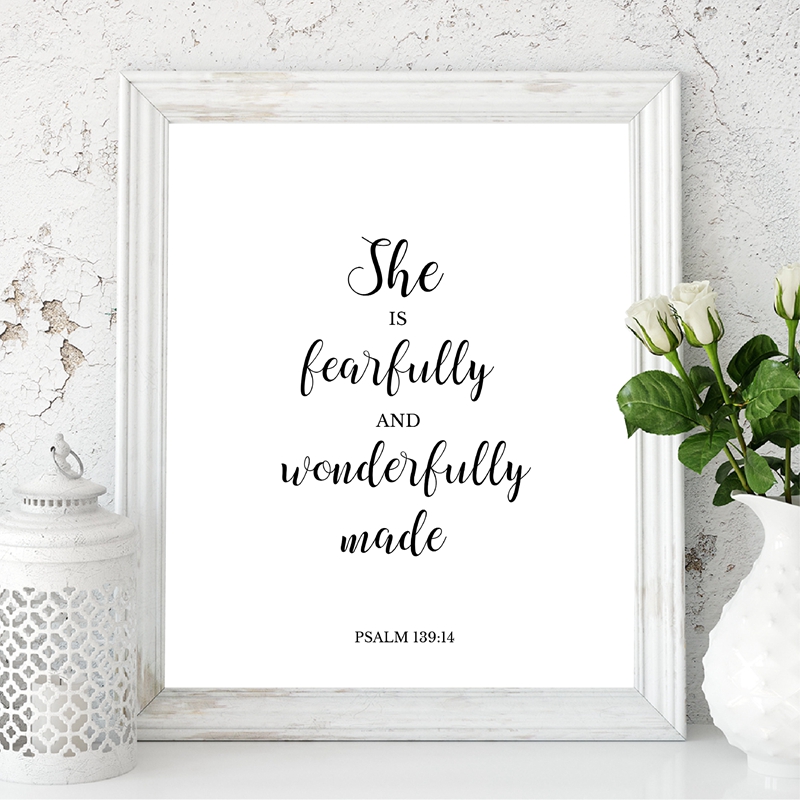 ข้อพระคัมภีร์อ้างคริสเตียนWall - Baby Nursery Quotes Wall Art บทวิจารณ์และราคา