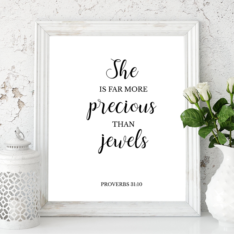 ข้อพระคัมภีร์อ้างคริสเตียนWall - Baby Nursery Quotes Wall Art บทวิจารณ์และราคา