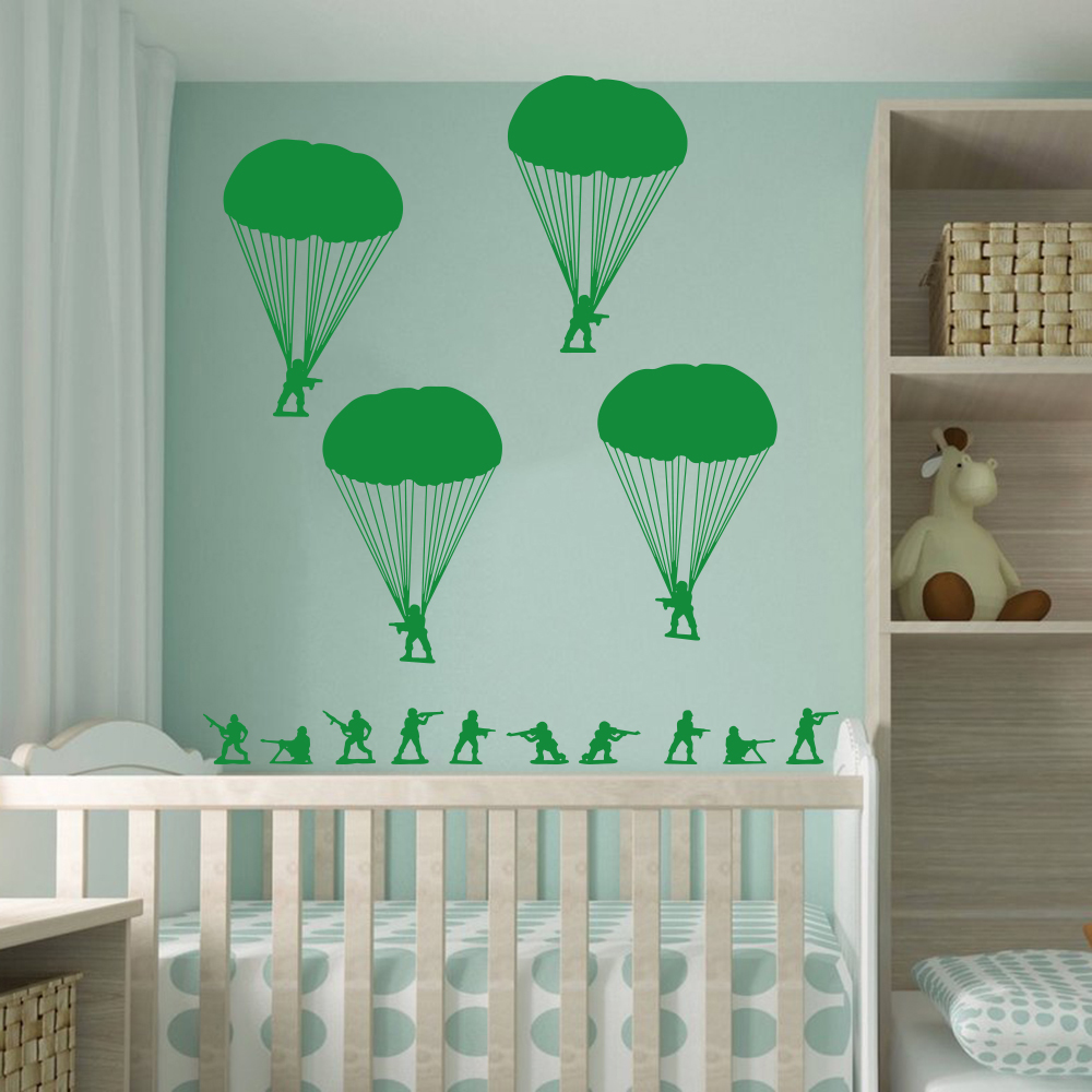 Army Men ทหาร Paratroopers สติ - Baby Nursery Needs บทวิจารณ์และราคา