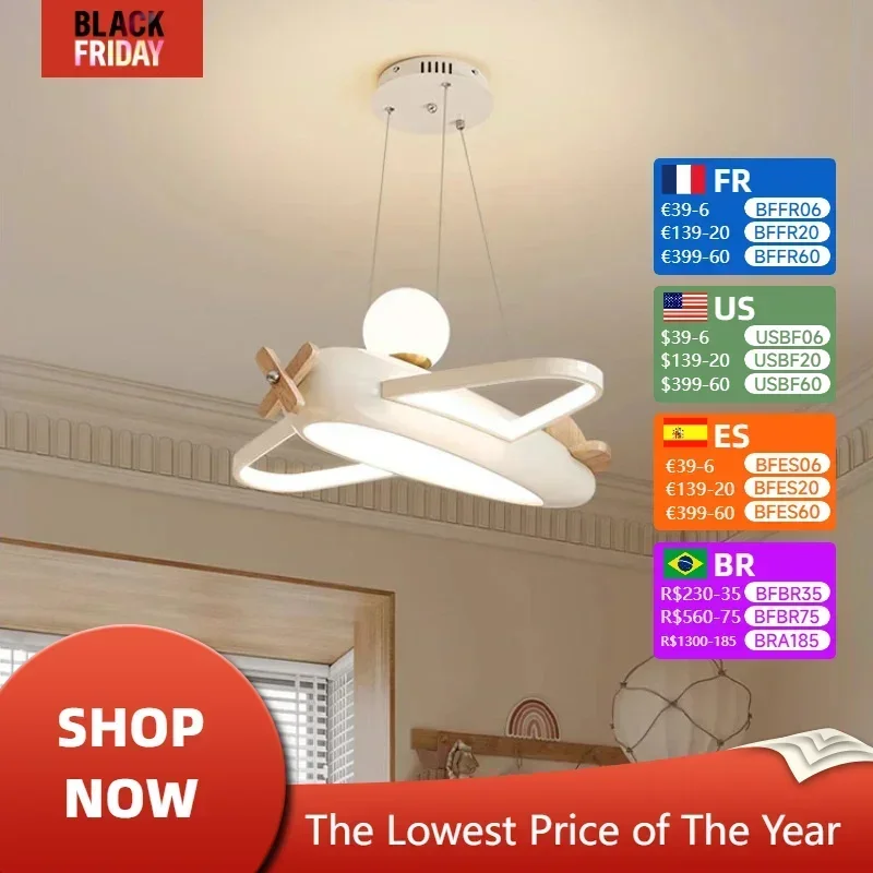 เครื่องบินโคมไฟโมเดิร์นเด็กโคม - Baby Nursery Chandelier บทวิจารณ์และราคา
