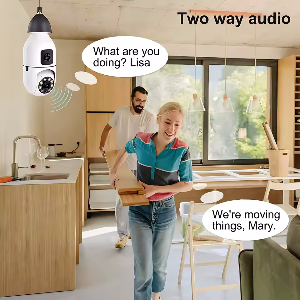 กล้องไอพี ไวไฟ E27 กล้องหลอดไฟ - Baby Nursery Camera บทวิจารณ์และราคา