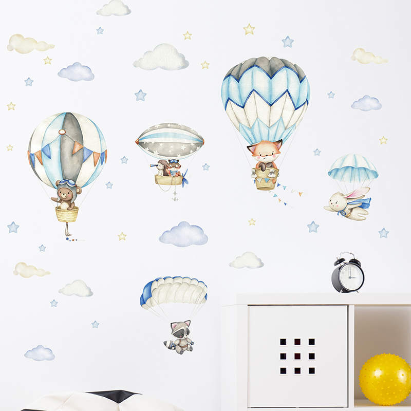 การ์ตูนสัตว์น่ารัก Hot Air บอล - Baby Nursery Items บทวิจารณ์และราคา