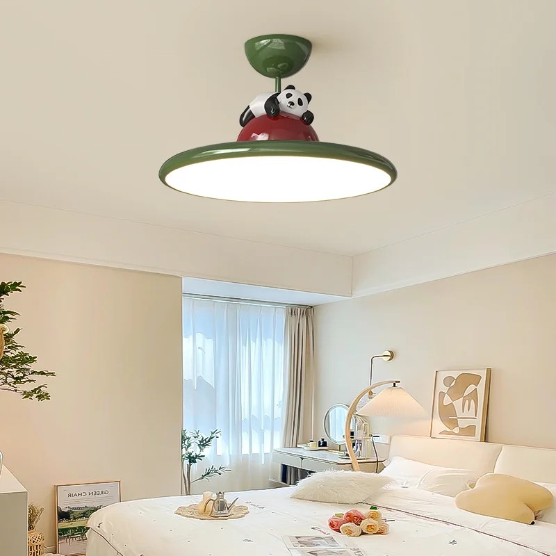 โคมไฟเพดาน LED ลายการ์ตูนแพนด้ - Baby Nursery Light Fixture บทวิจารณ์และราคา