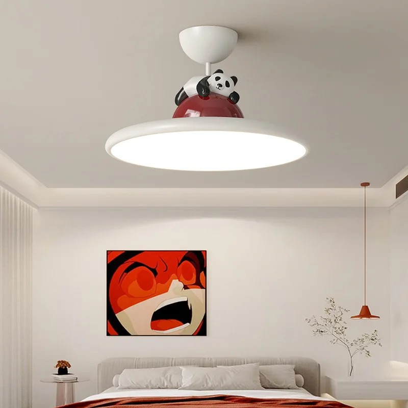โคมไฟเพดาน LED ลายการ์ตูนแพนด้ - Baby Nursery Light Fixture บทวิจารณ์และราคา