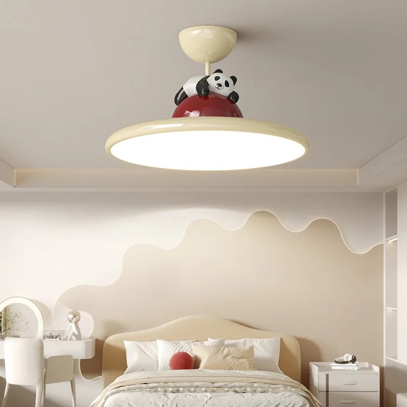 โคมไฟเพดาน LED ลายการ์ตูนแพนด้ - Baby Nursery Light Fixture บทวิจารณ์และราคา