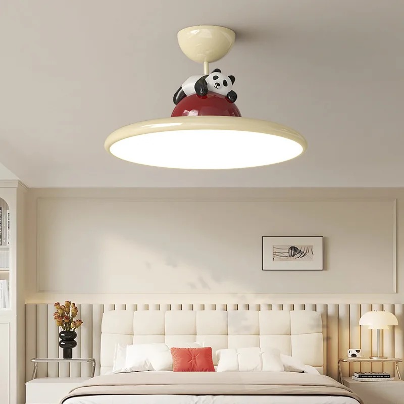 โคมไฟเพดาน LED ลายการ์ตูนแพนด้ - Baby Nursery Light Fixture บทวิจารณ์และราคา