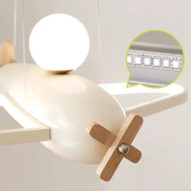 โคมไฟรูปเครื่องบินสไตล์นอร์ดิก - Baby Nursery Chandelier บทวิจารณ์และราคา
