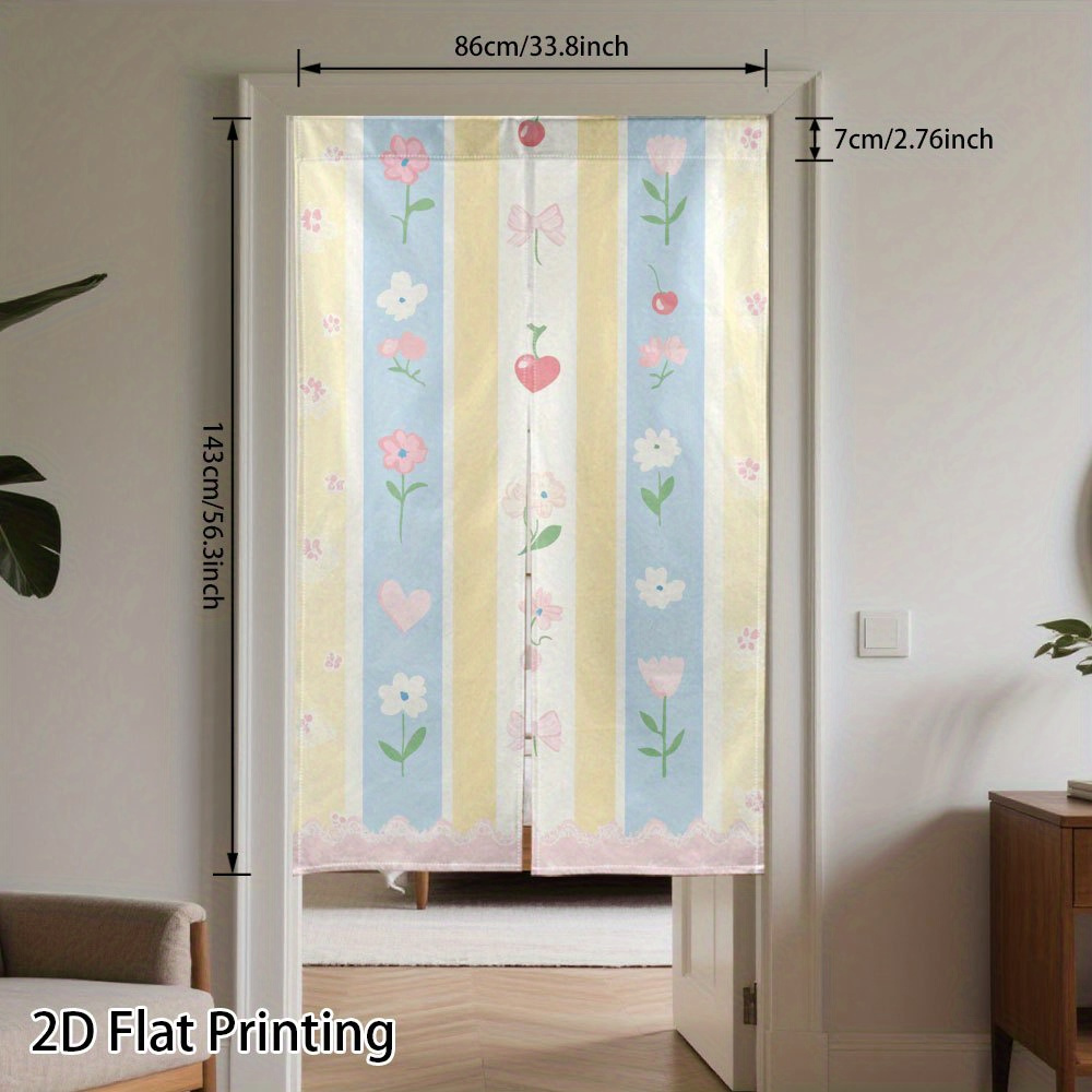 ม่านประตูโพลีเอสเตอร์ลายดอกไม้ - Baby Nursery Curtains บทวิจารณ์และราคา