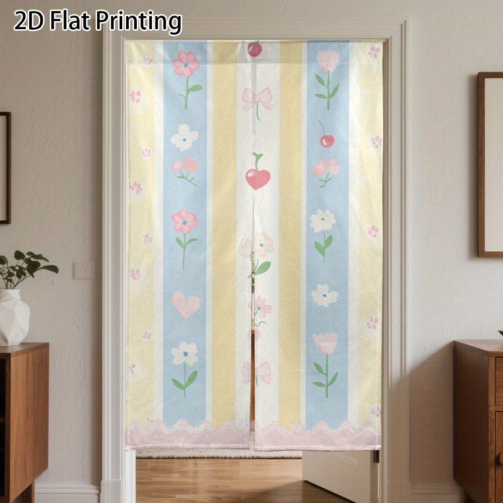 ม่านประตูโพลีเอสเตอร์ลายดอกไม้ - Baby Nursery Curtains บทวิจารณ์และราคา
