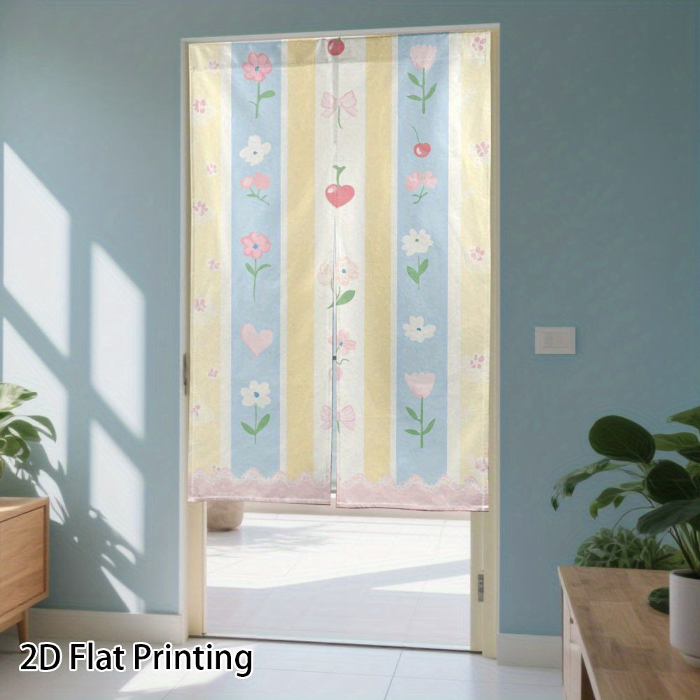 ม่านประตูโพลีเอสเตอร์ลายดอกไม้ - Baby Nursery Curtains บทวิจารณ์และราคา