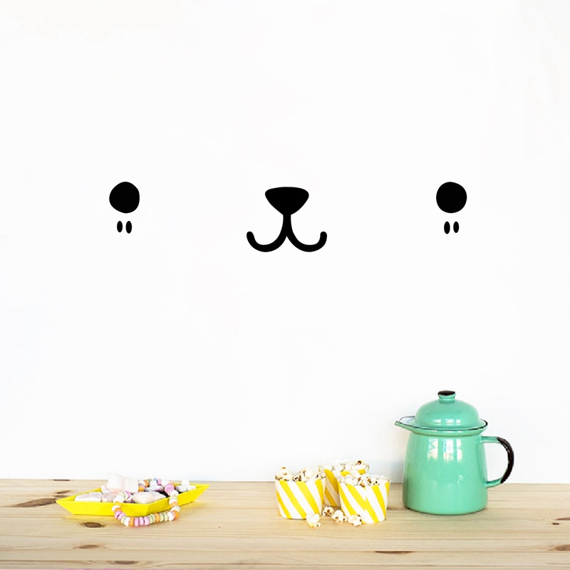 น่ารัก Kawaii Face Wall Art De - Baby Nursery Needs บทวิจารณ์และราคา