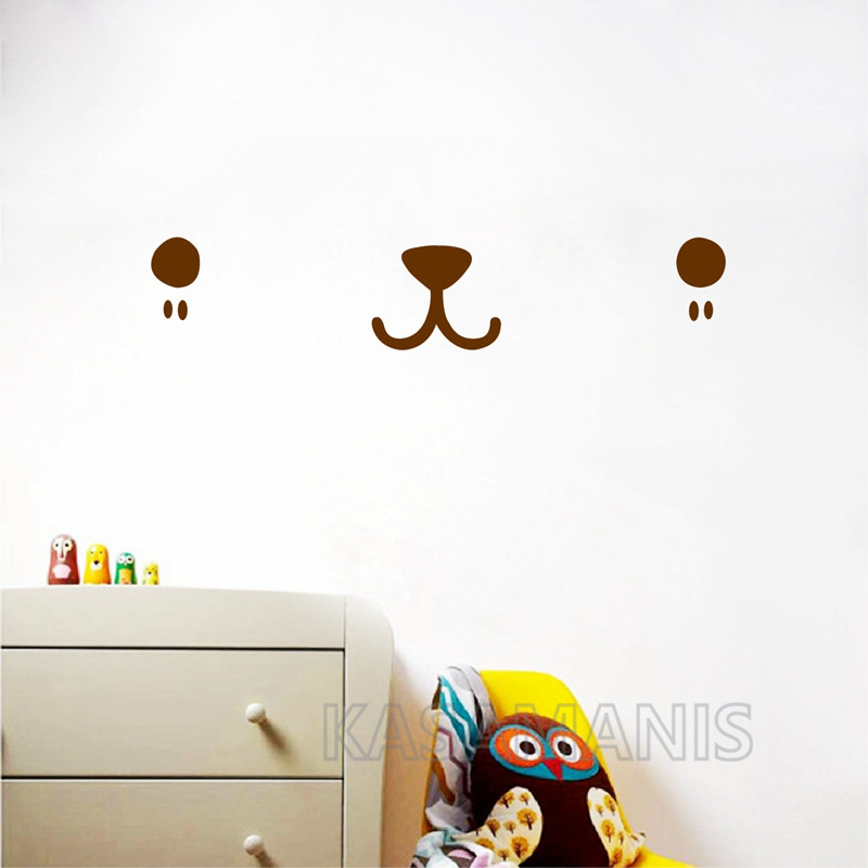 น่ารัก Kawaii Face Wall Art De - Baby Nursery Needs บทวิจารณ์และราคา
