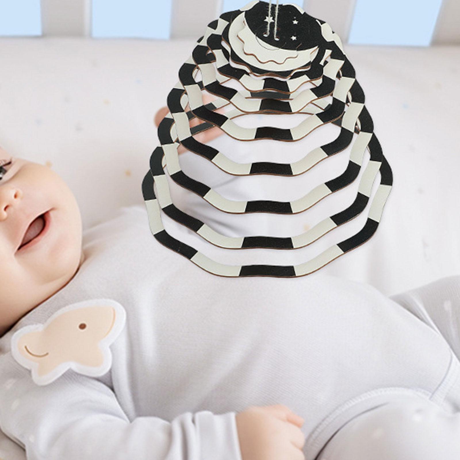 เปลมือถือ Sensory ของเล่นสีดํา - Baby Nursery Items บทวิจารณ์และราคา