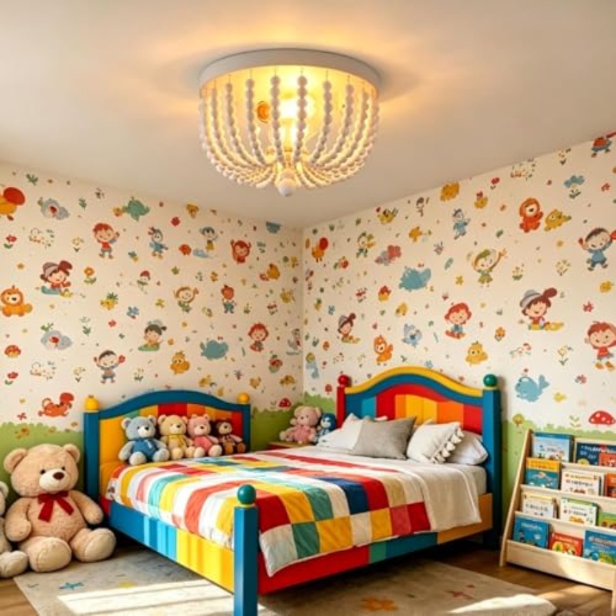 โคมไฟติดเพดานแบบฝัง, โคมไฟระย้ - Baby Nursery Light Fixture บทวิจารณ์และราคา