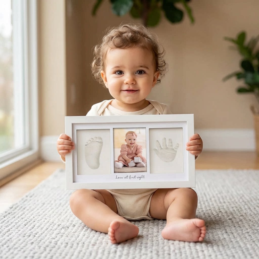 ชุดของที่ระลึกสำหรับรอยมือและร - Baby Nursery Kit บทวิจารณ์และราคา