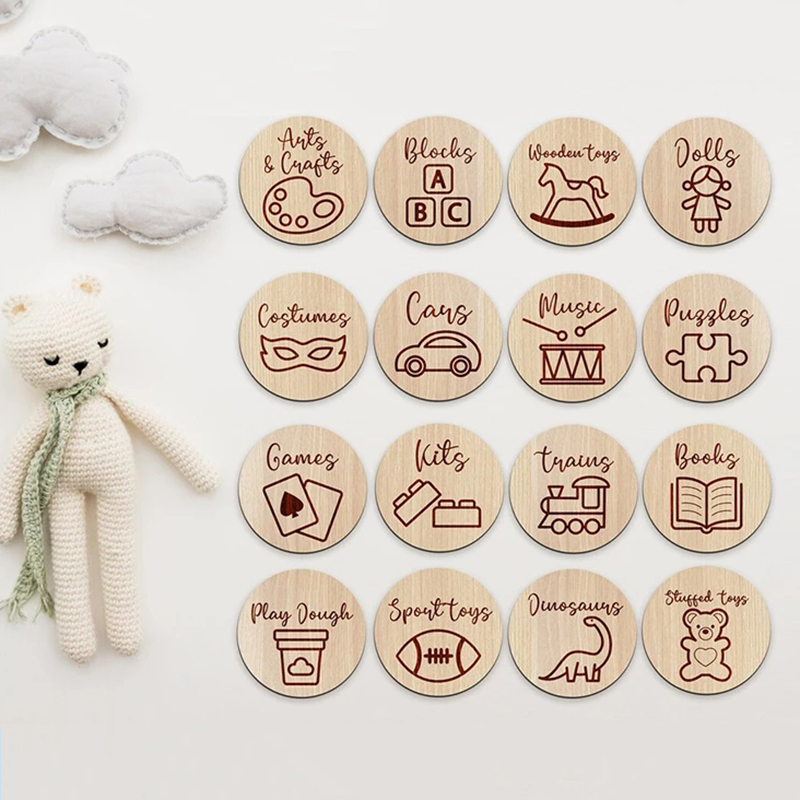 ป้ายไม้สำหรับจัดเก็บของ ป้ายตก - Baby Nursery Items บทวิจารณ์และราคา