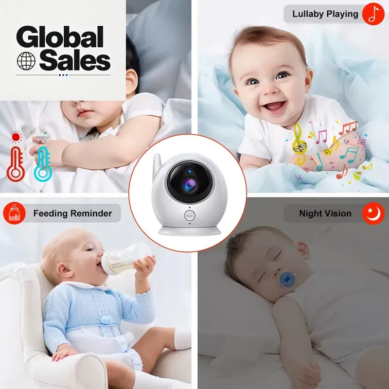 กล้องวงจรปิดสำหรับเด็กขนาด 4.3 - Baby Nursery Camera บทวิจารณ์และราคา