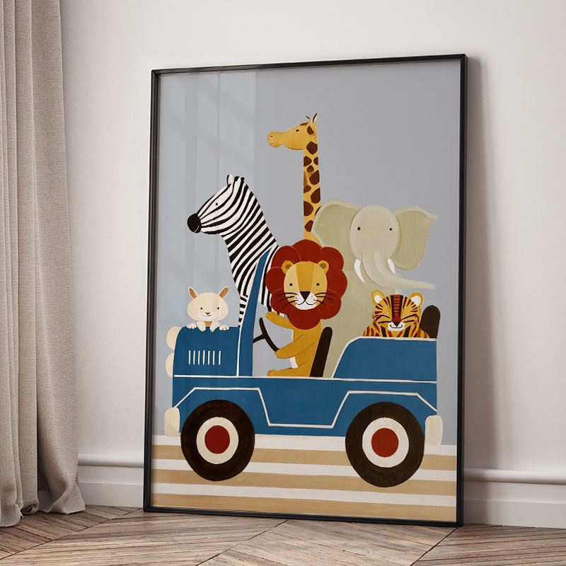 ภาพวาดการ์ตูนสัตว์ตลกๆ สำหรับต - Baby Nursery Needs บทวิจารณ์และราคา