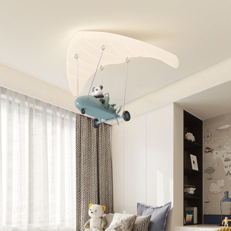 โคมไฟเพดานลายการ์ตูนนักบินสำหร - Baby Nursery Chandelier บทวิจารณ์และราคา