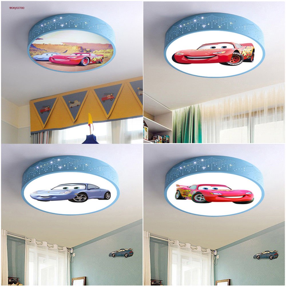 รถการ์ตูนรอบโคมไฟเพดาน LED เปล - Baby Nursery Light Fixture บทวิจารณ์และราคา