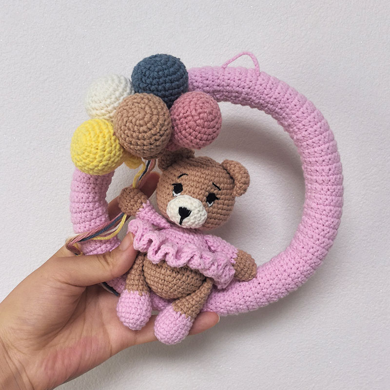 พวงหรีดชื่อถักโครเชต์แบบสั่งทำ - Baby Nursery Needs บทวิจารณ์และราคา