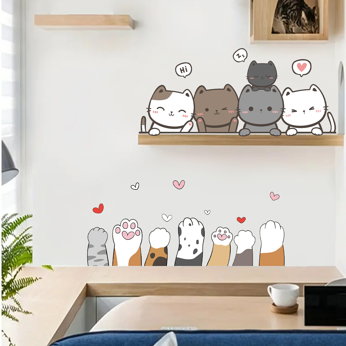 1 PC การ์ตูนน่ารัก Cat Claw สํ - Baby Nursery Needs บทวิจารณ์และราคา