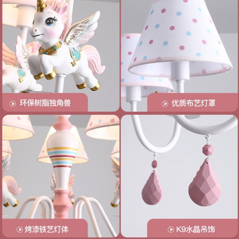 โคมไฟระย้าห้องเด็ก LED โคมไฟห้ - Baby Nursery Chandelier บทวิจารณ์และราคา